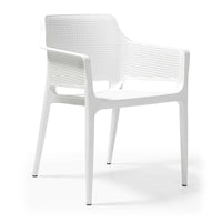 Boom Polypropylene Chair for Indoor and Outdoor Use - White