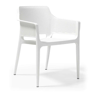 Boom Polypropylene Chair for Indoor and Outdoor Use - White