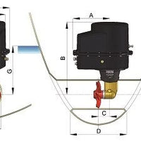 VETUS Ignition-protected Bow Thruster 35 kgf 12 V 125 mm Tunnel (BOW3512FI)