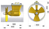 VETUS Hydraulic Bow Thruster 510 kgf 400 mm with 108 kW Hydromotor (BOW550HM)