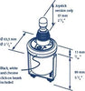 VETUS compact thruster panel with joystick, including time delay (BPSR)