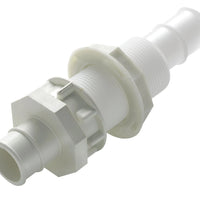 VETUS Bulkhead connector, Delrin, for hose Ø 19 mm (3/4")