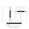 Slim Reflective Buoyancy aid Reflective 30-50 kg (S) - BALTIC