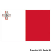 Flag Malta 30 x 45 cm