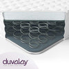 Duvalay Silver Single Mattress 6'3" x 3' x 9" (190cm x 91.5cm x 22cm)