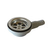 CAN Sink Waste 90 Degree 1-1/4" - 20mm and 25mm Hose Tail