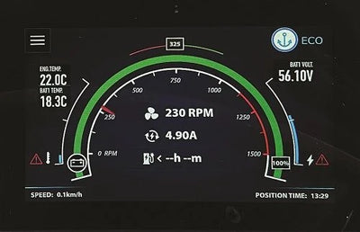 VETUS Multifunction Display for Electric Propulsion (CANNME7)