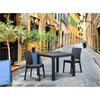 Canterbury Rattan Style Polypropylene Side Chair (Stackable)