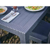 Canterbury Rattan Style Small Table Set with 4 Side Chairs