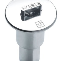VETUS chrome deck plate for waste water extraction, for 38 mm san. Hose