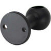 AG Matt Black Gallery Ball Post Through (3/8" / Tall)