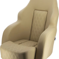 VETUS Boat seat “Commander”,  skai diamond brown-beige (CHCOMDBB)