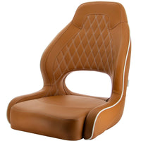 VETUS Seat "Driver", skai orange brown (cognac),