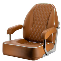 VETUS Seat "Master", skai orange brown (cognac),