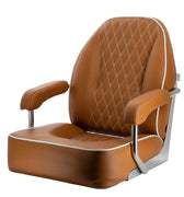 VETUS Seat "Master", skai orange brown (cognac),