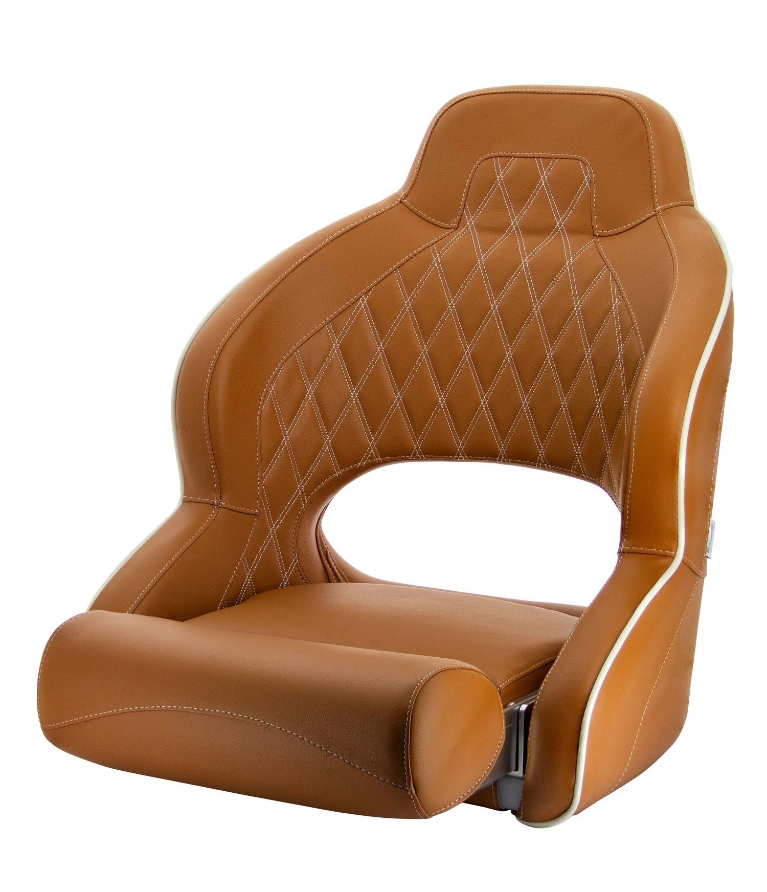 VETUS Seat "Pilot", skai orange brown (cognac),