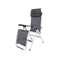 Crespo Zero Gravity Chair AL/232 in Dark Grey