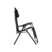 Crespo Zero Gravity Chair AP/232 Air Deluxe in Black
