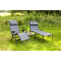 Crespo Zero Gravity Chair AP/232 Air Deluxe in Grey
