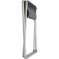 Crespo Stool/Footrest AL/302 in Dark Grey