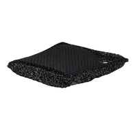 Crespo Stool/Footrest AP/302 Air Deluxe in Black