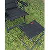 Crespo Stool/Footrest AP/302 Air Deluxe in Black