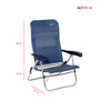 Crespo Beach Chair AL/205 in Dark Blue