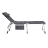 Crespo Lounger AL/363 Deluxe in Dark Grey