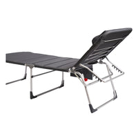 Crespo Lounger AL/363 Deluxe in Dark Grey