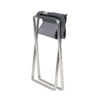 Crespo Chair AL/304 in Dark Grey