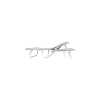 Crespo Beach Chair AL/221 in Light Grey