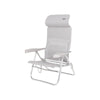 Crespo Beach Chair AL/205 Compact in Light Grey