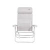 Crespo Beach Chair AL/205 Compact in Light Grey