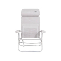 Crespo Beach Chair AL/205 Compact in Light Grey