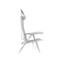 Crespo Beach Chair AL/205 Compact in Light Grey