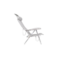 Crespo Beach Chair AL/205 Compact in Light Grey