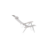 Crespo Beach Chair AL/205 Compact in Light Grey