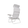 Crespo Beach Chair AL/205 Compact in Light Grey