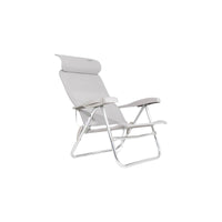 Crespo Beach Chair AL/205 Compact in Light Grey
