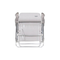Crespo Beach Chair AL/205 Compact in Light Grey
