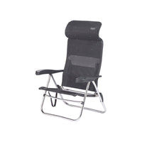 Crespo Beach Chair AL/205 Compact in Dark Grey