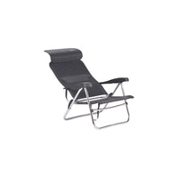 Crespo Beach Chair AL/205 Compact in Dark Grey