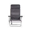 Crespo Beach Chair AL/205 Compact in Dark Grey