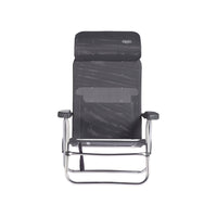 Crespo Beach Chair AL/205 Compact in Dark Grey