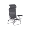 Crespo Beach Chair AL/205 Compact in Dark Grey
