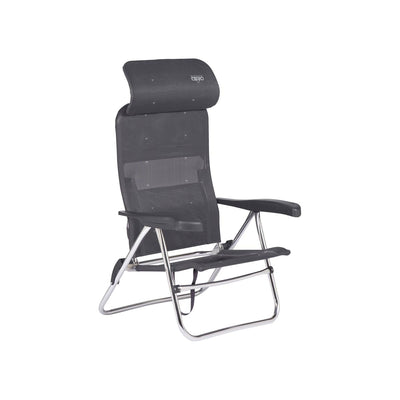 Crespo Beach Chair AL/205 Compact in Dark Grey