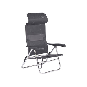 Crespo Beach Chair AL/205 Compact in Dark Grey