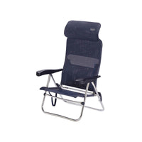 Crespo Beach Chair AL/205 Compact in Dark Blue