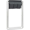 Crespo Stool/Footrest AL/302-DL-40 Deluxe in Dark Grey