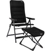 Crespo Footrest AP/231 Air Deluxe in Black (2025 Model)